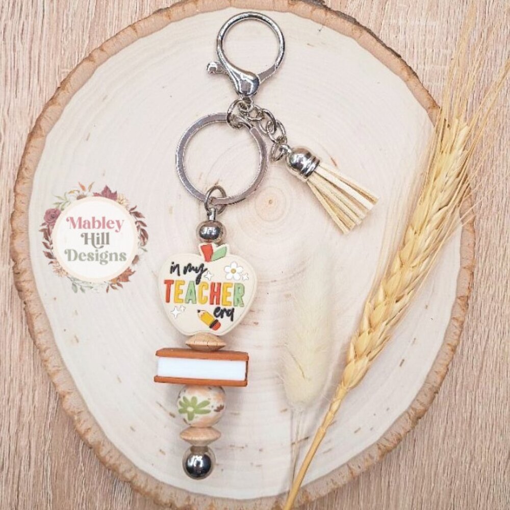 Boho Teacher Keychain - In My Teacher Era - Teacher Appreciation Gift - NEW!
